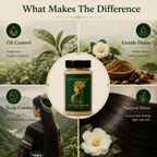 CHAYUAN VALLEY tea seed powder for plant-based scalp care
