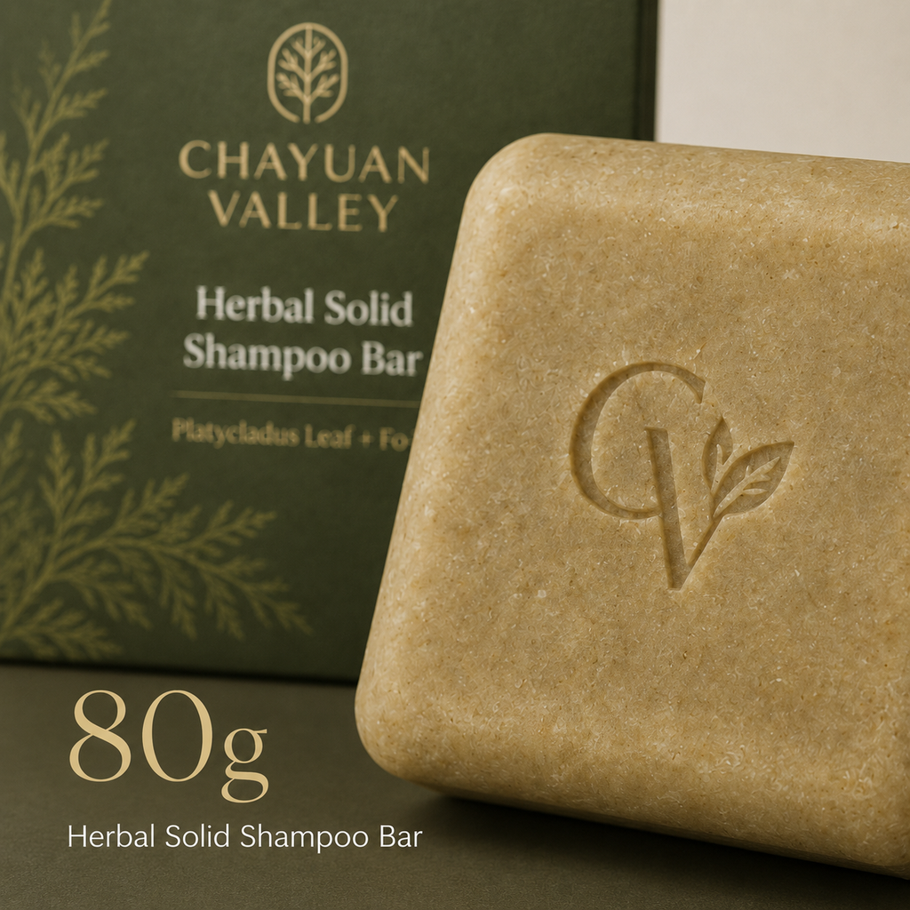 CHAYUAN VALLEY shampoo bar with botanical hair care ingredients